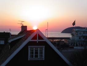 Solnedg&aring;ng &ouml;ver M&ouml;lle