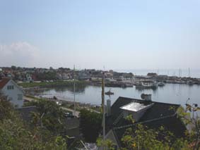 Vy &ouml;ver M&ouml;lle hamn
