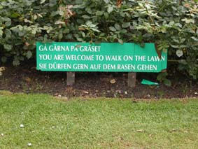 G&aring; g&auml;rna p&aring; gr&auml;set - en h&auml;rlig uppmaning