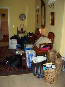 Mycket packning �terst�r