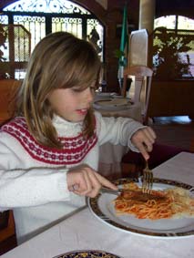 Spagetti �r aldrig fel