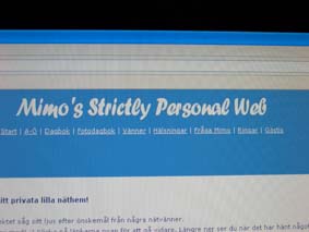 Personligt??!!