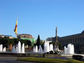 En oproportionellt stor flagga