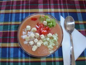 Hemlagad gazpacho, mums!