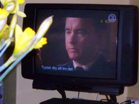 Den gr&ouml;na milen g&aring;r p&aring; tv.