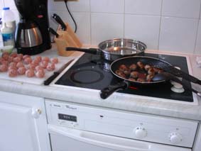 Swedish meatballs made of british ground beef ;o)