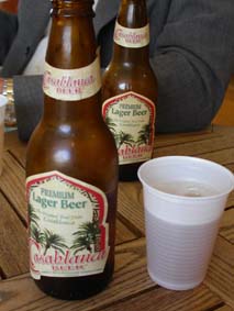Vi avslutar marockotrippen med en Casablanca beer